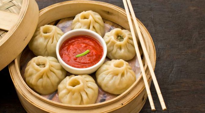 Pochey  Chicken momo (Thulo momo)