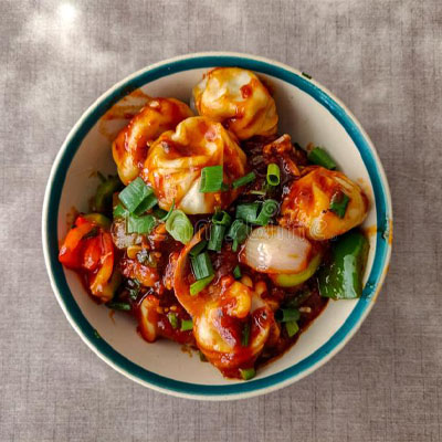 Veg chilly momo
